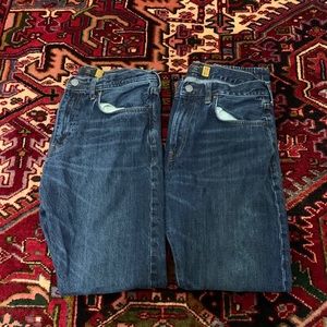 2 Pair Men’s J.Crew 770 Straight-fit Jeans
